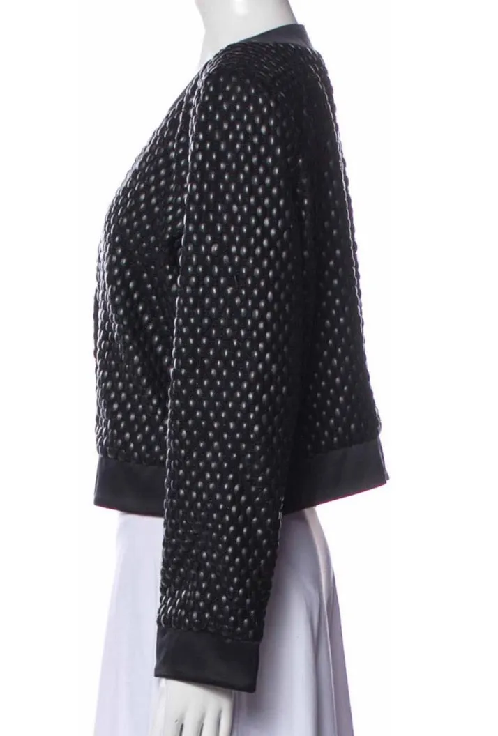 Farah Embroidered Jacket - Black