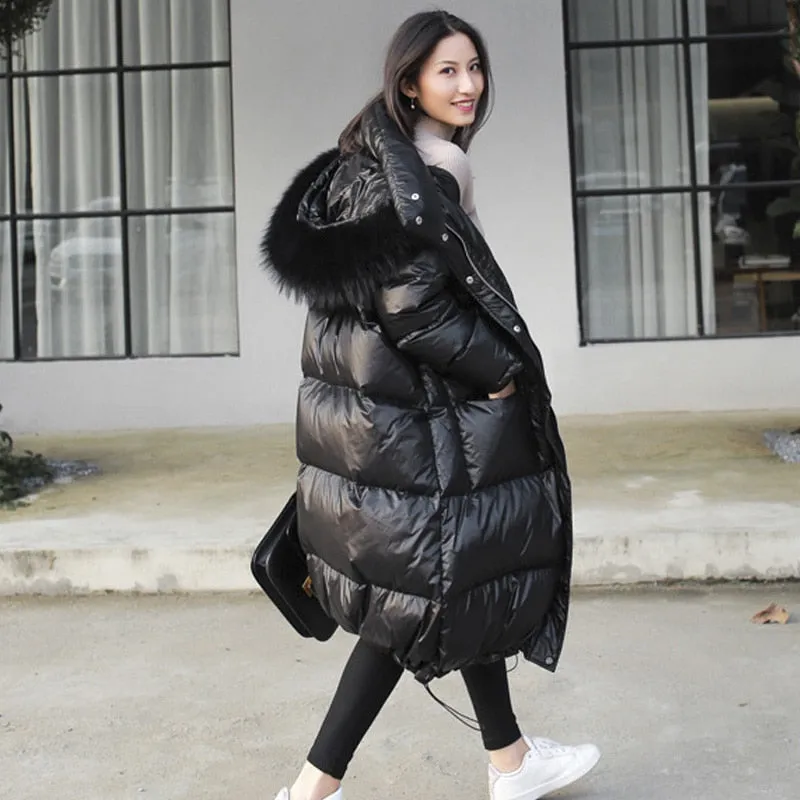 Fashion Fabulous Long Down Women's Puffer Coat