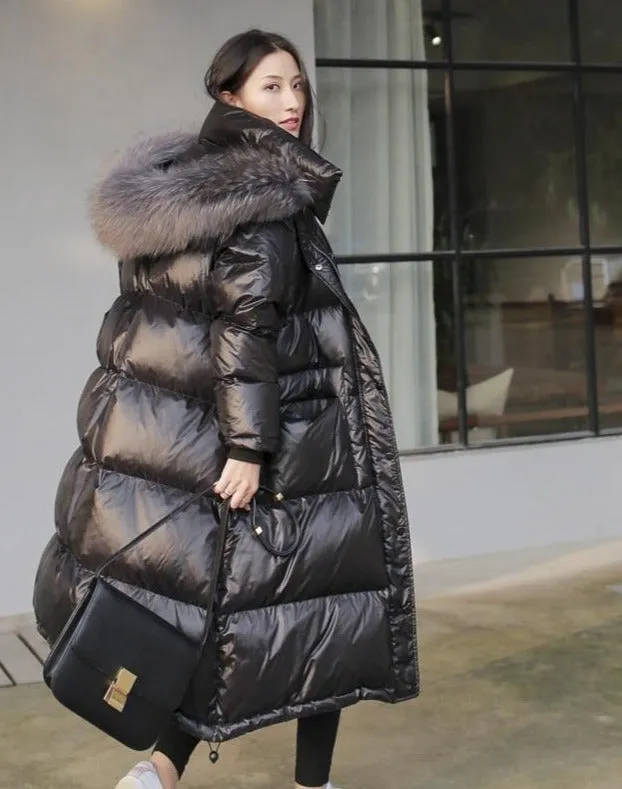Fashion Fabulous Long Down Women's Puffer Coat