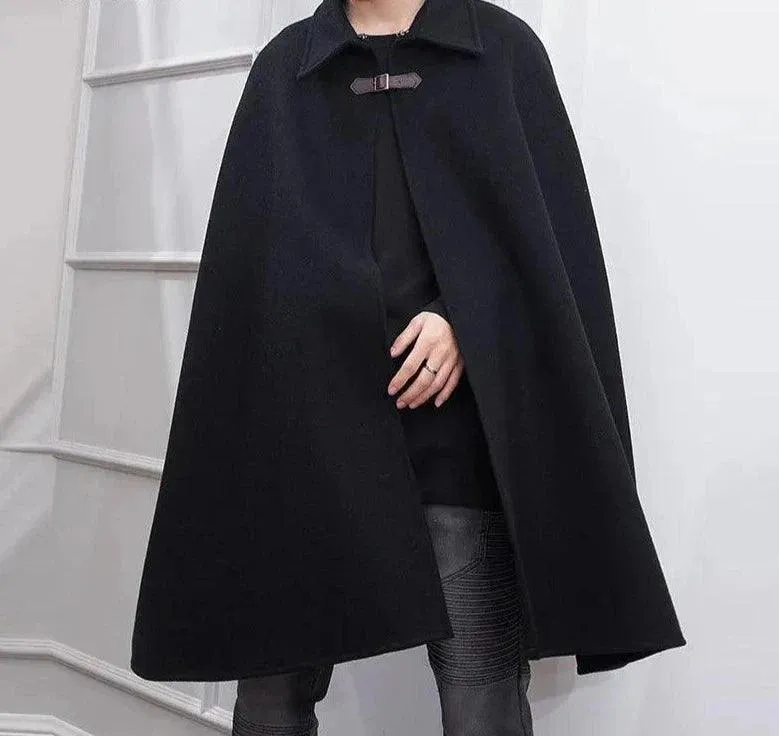 Fashion Men's Poncho Overcoat