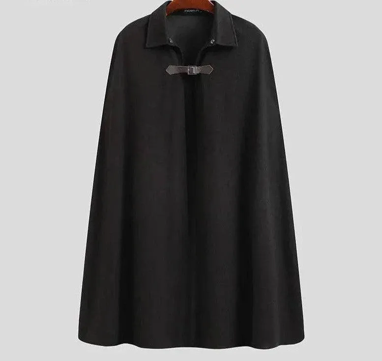 Fashion Men's Poncho Overcoat