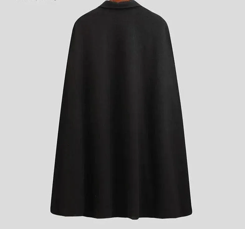 Fashion Men's Poncho Overcoat