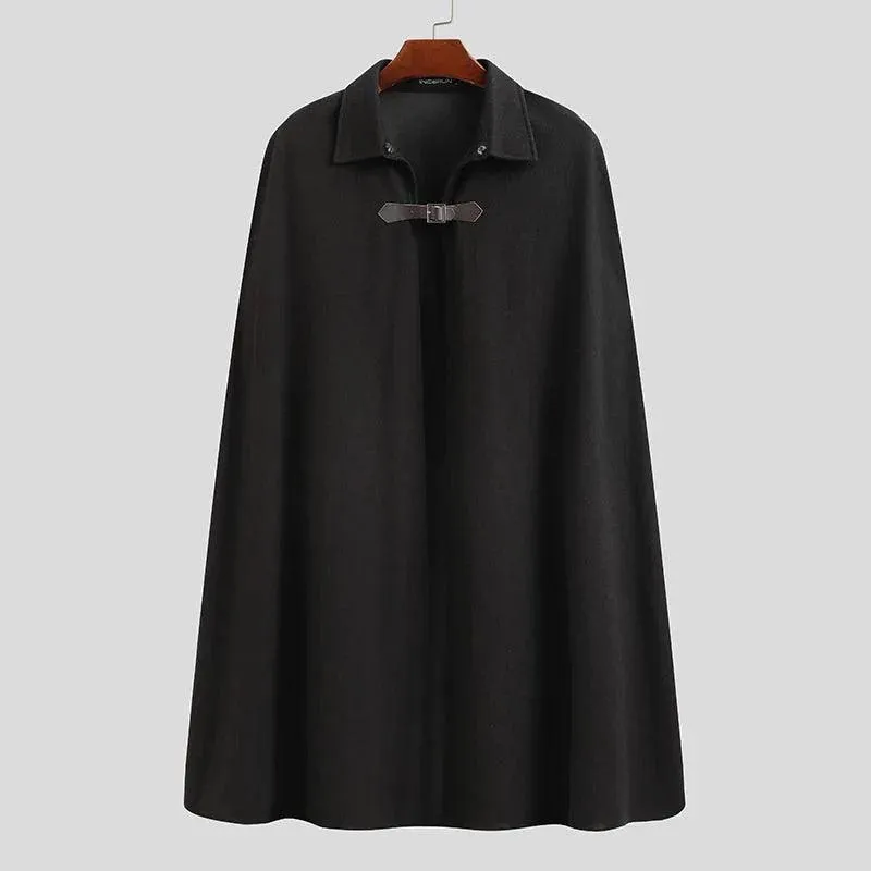 Fashion Men's Poncho Overcoat