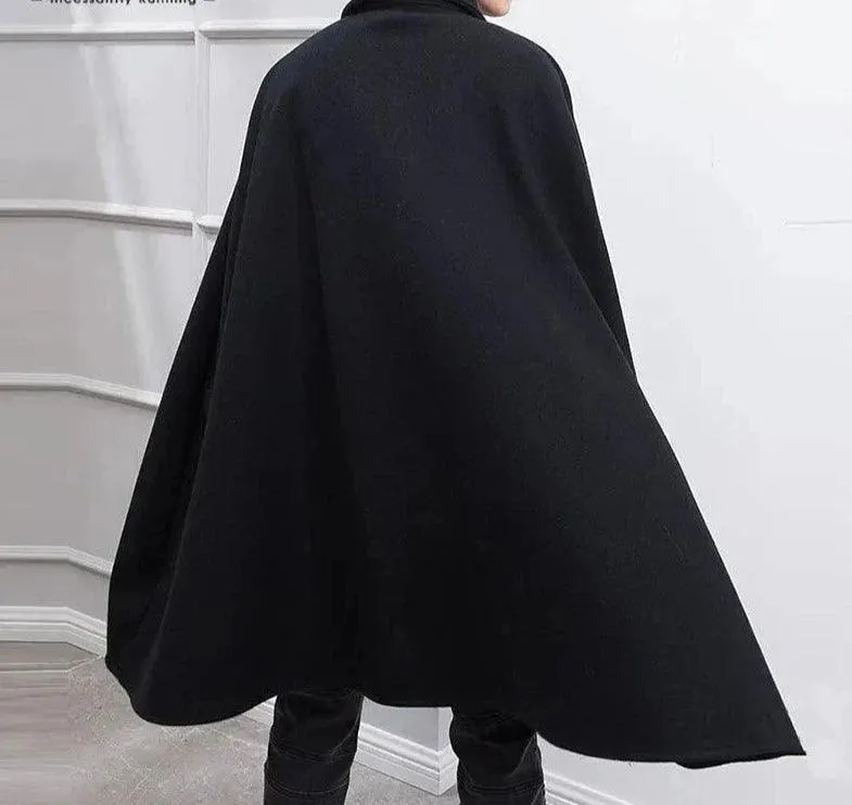 Fashion Men's Poncho Overcoat