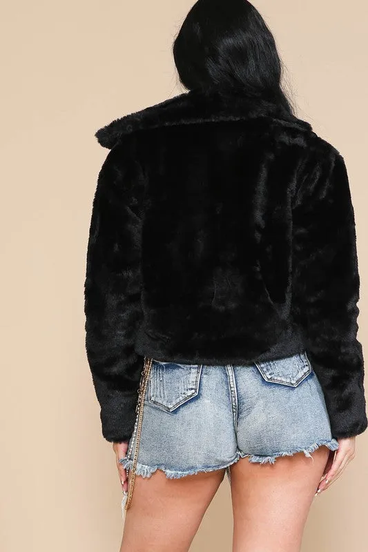 Faux Fur Foxy Coat