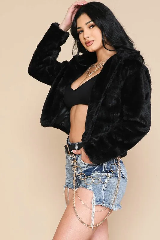 Faux Fur Foxy Coat