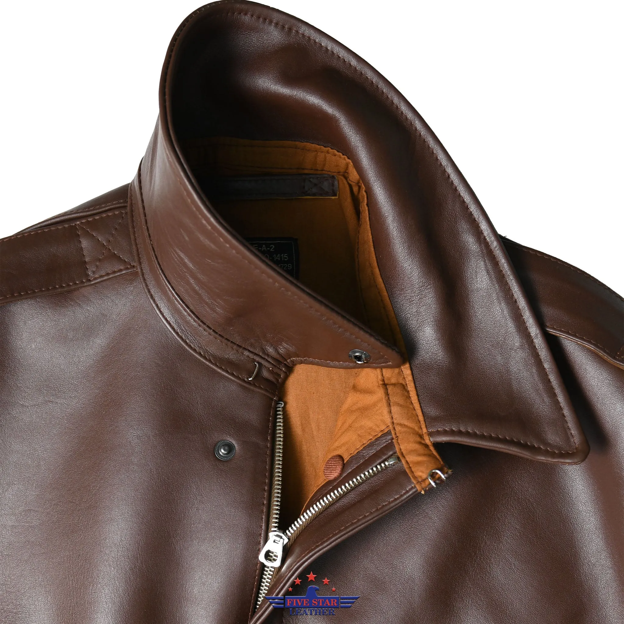 FiveStar Leather Repro Type A-2 Werber Leather Coat Co. Contract 1729