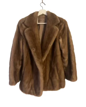 Fur Blazer in Cinnamon