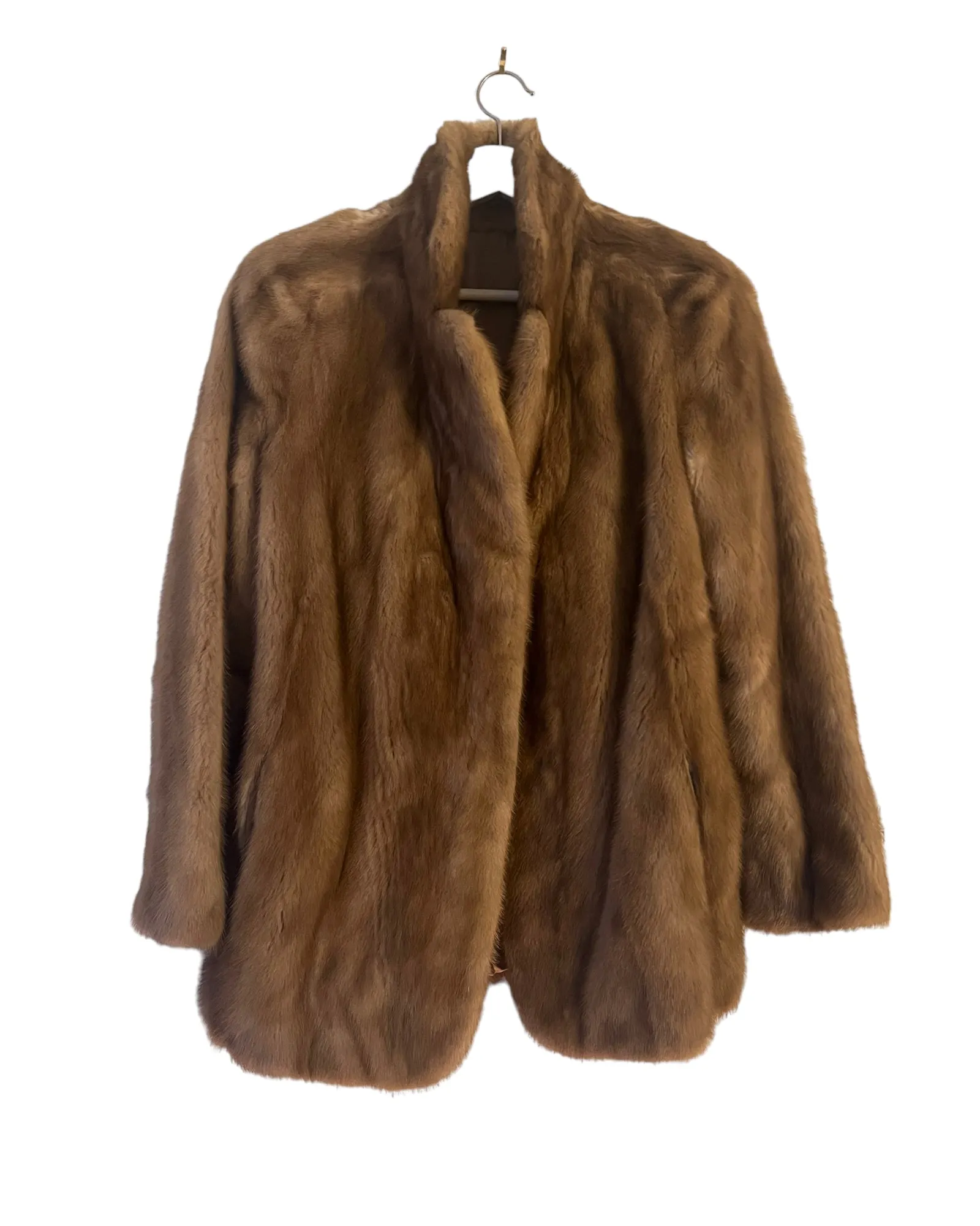 Fur Blazer in Cinnamon