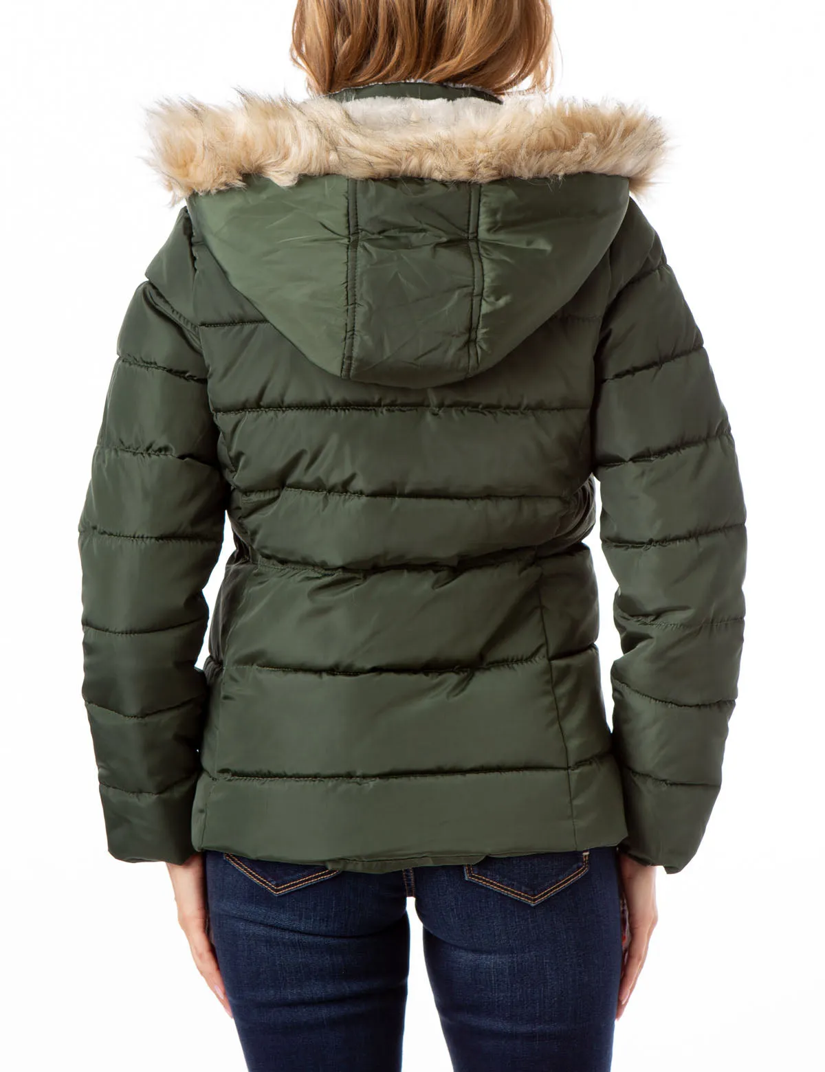 FUR HOODED JACKET