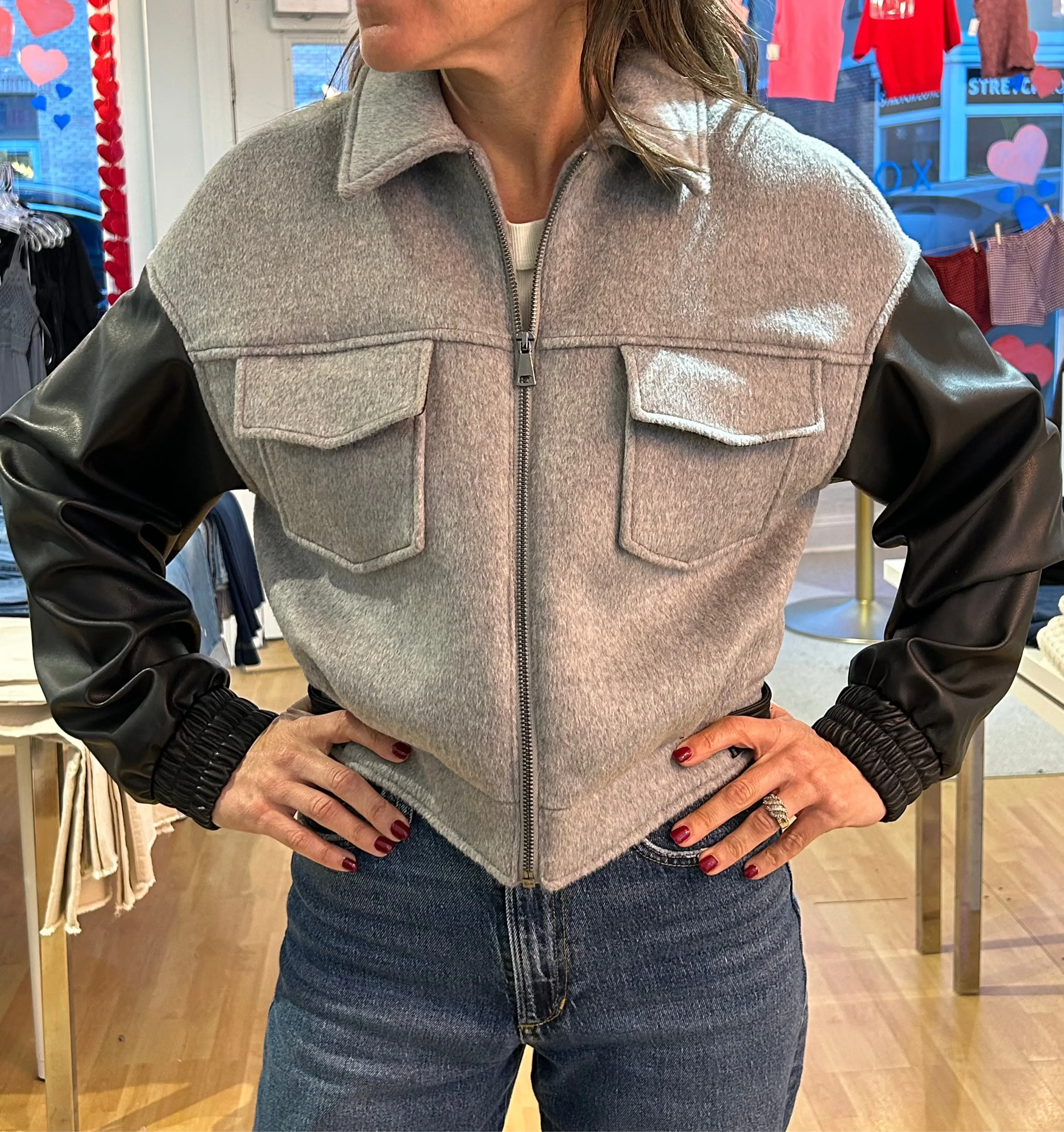 Generation Love Caspian Vegan Bomber
