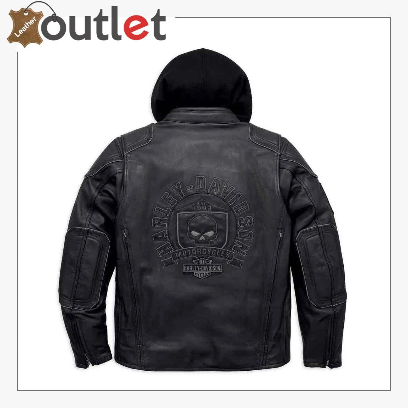 Harley-Davidson Men's Aurora Willie G Skull 3-in-1 Jacket