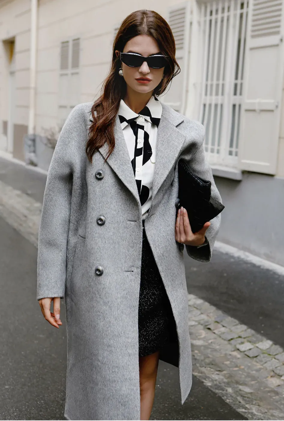 Harriet Double-Breasted Wool Coat