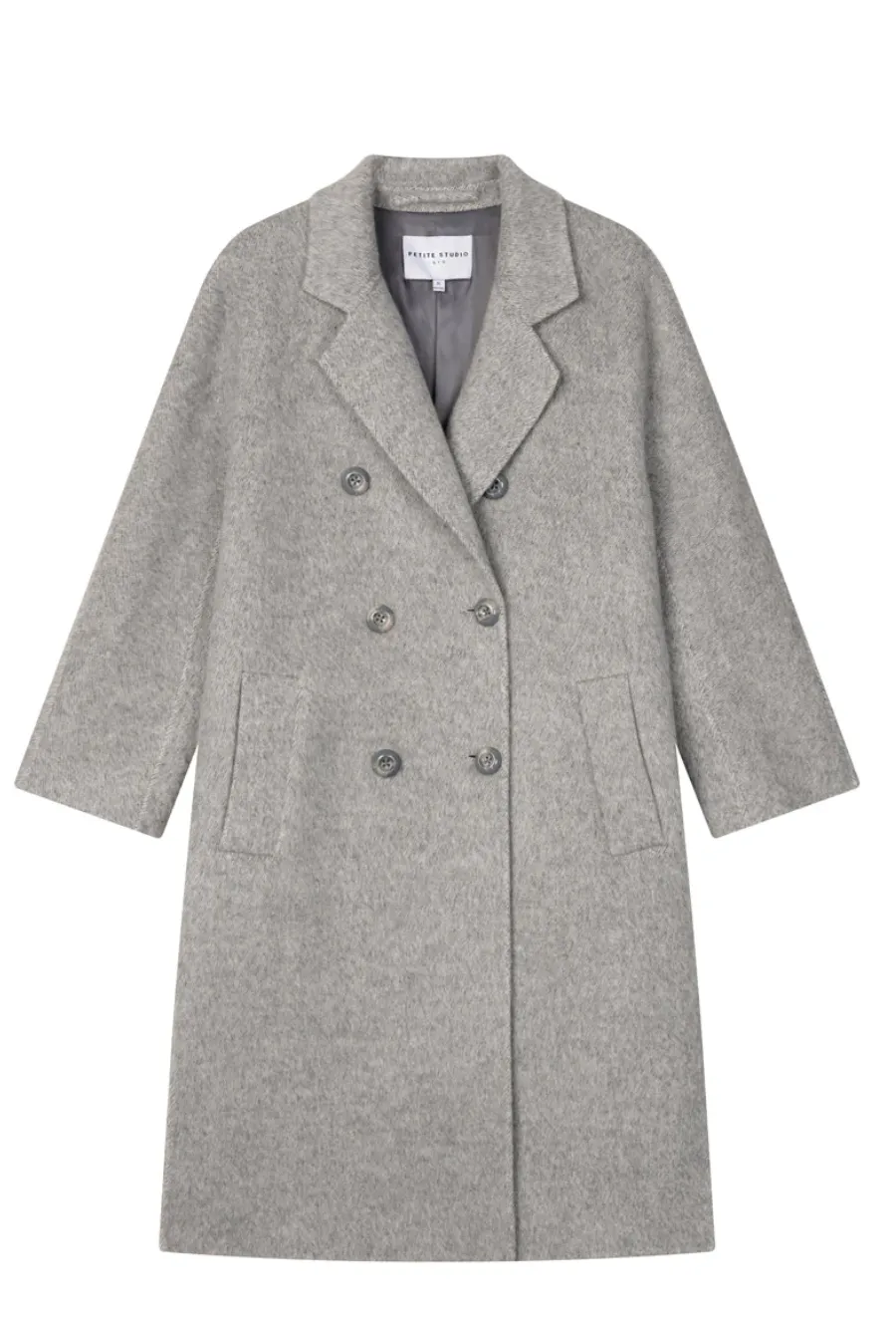 Harriet Double-Breasted Wool Coat