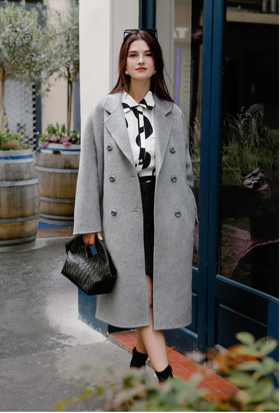 Harriet Double-Breasted Wool Coat