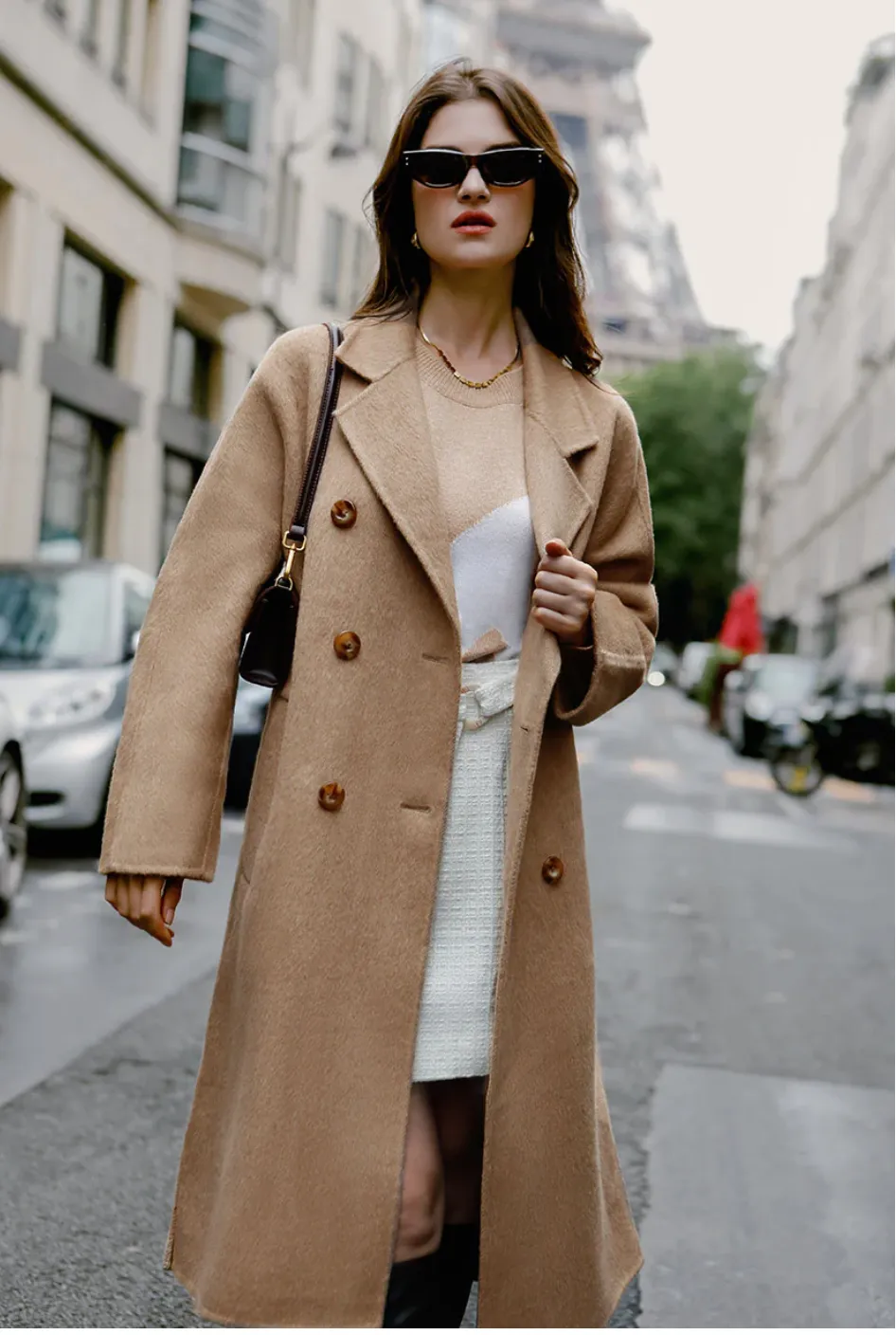 Harriet Double-Breasted Wool Coat