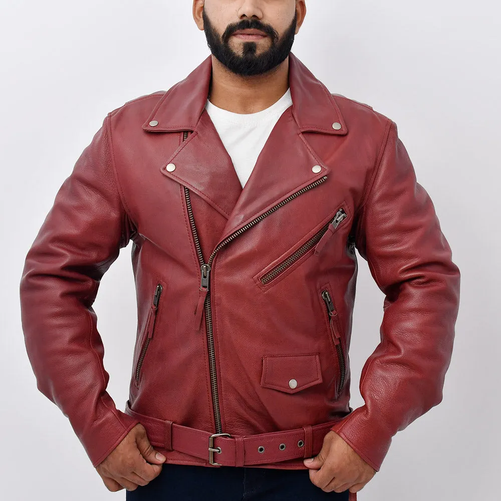 HEROIC Motorcycle Leather Jacket