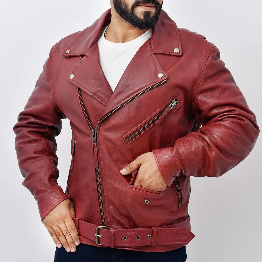 HEROIC Motorcycle Leather Jacket