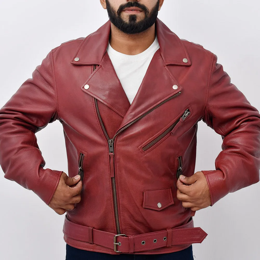 HEROIC Motorcycle Leather Jacket