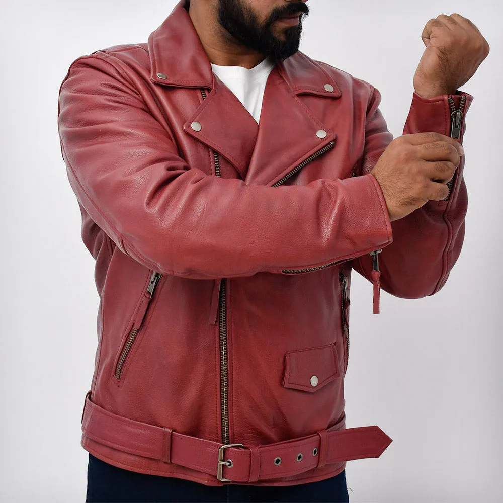 HEROIC Motorcycle Leather Jacket