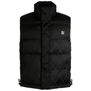 HUGO BALTINO2411 SIGNATURE JACQUARD WATER-REPELLENT GILET