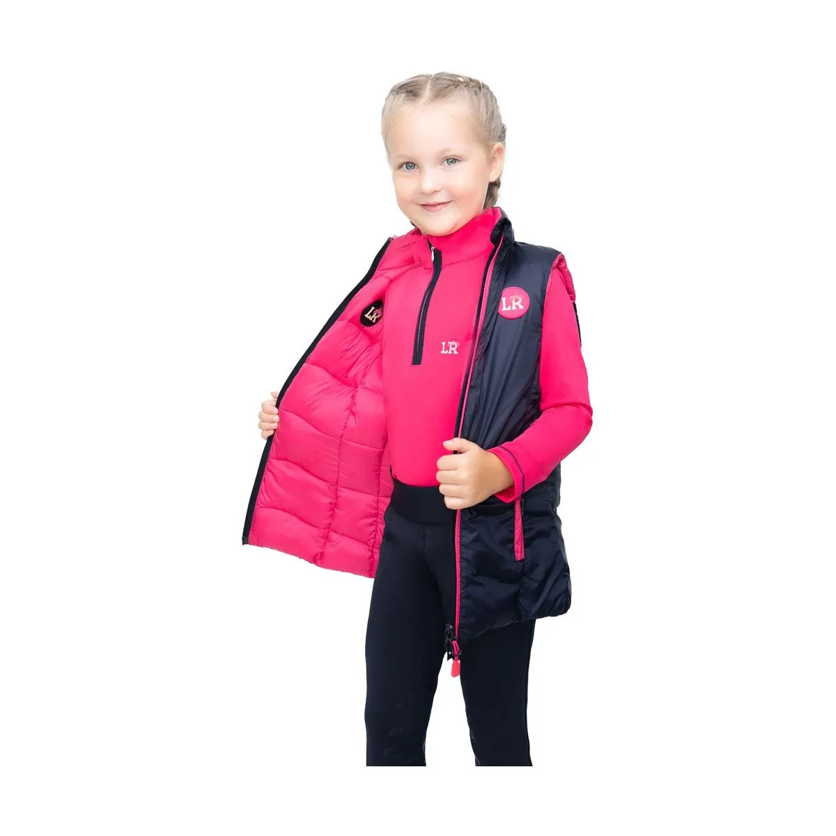 Hy Equestrian Analise Reversible Padded Gilet by Little Rider