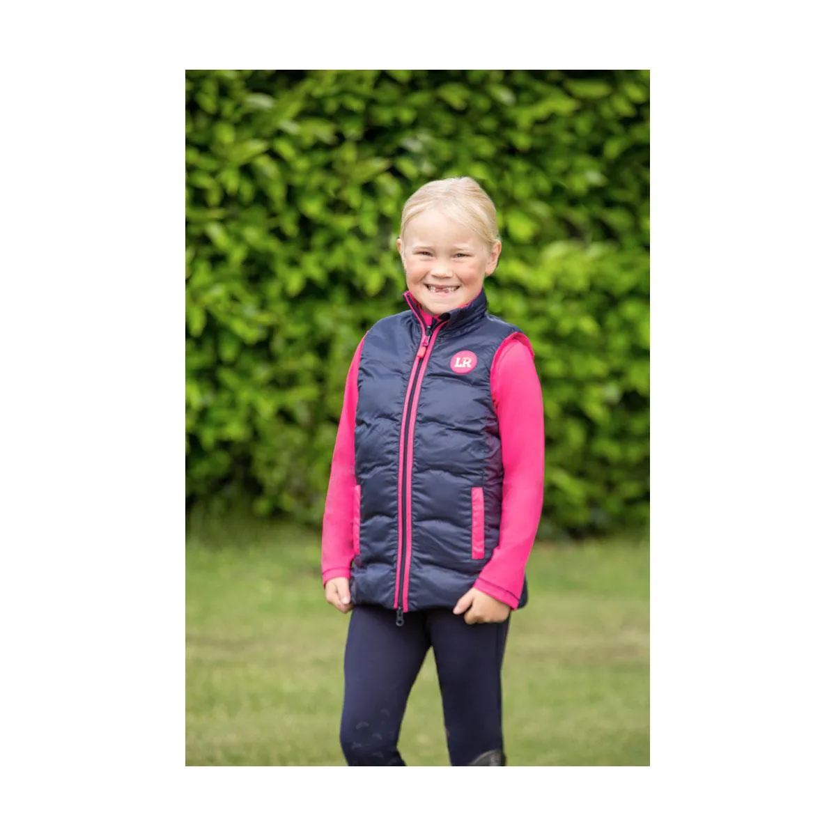 Hy Equestrian Analise Reversible Padded Gilet by Little Rider