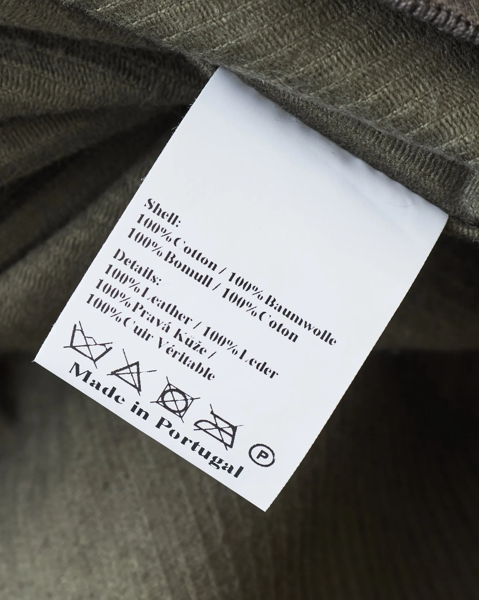 Indigofera Fargo Trucker 8W Corduroy Jacket Green