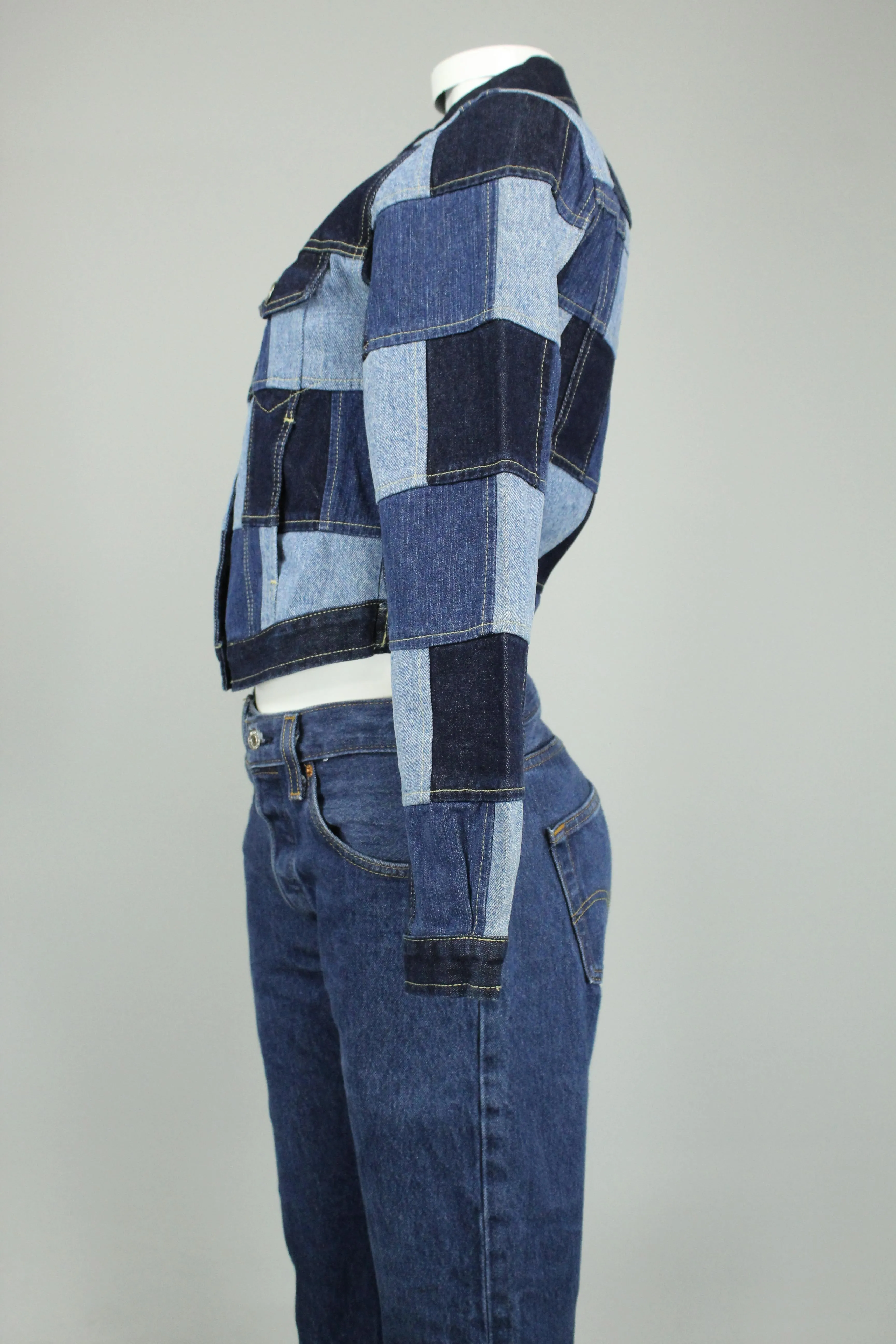 Jacket Azul rave 4 real Talla S