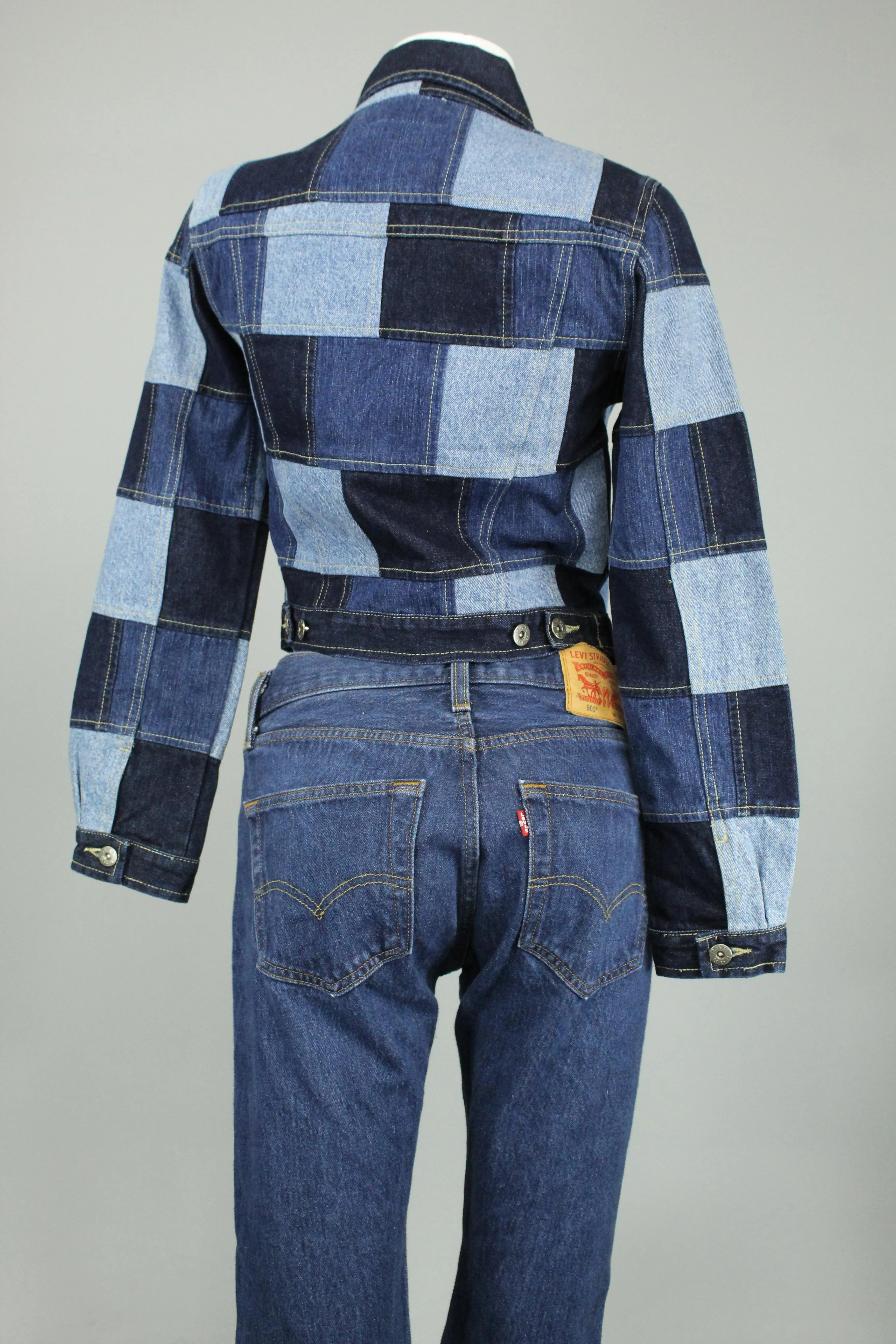 Jacket Azul rave 4 real Talla S