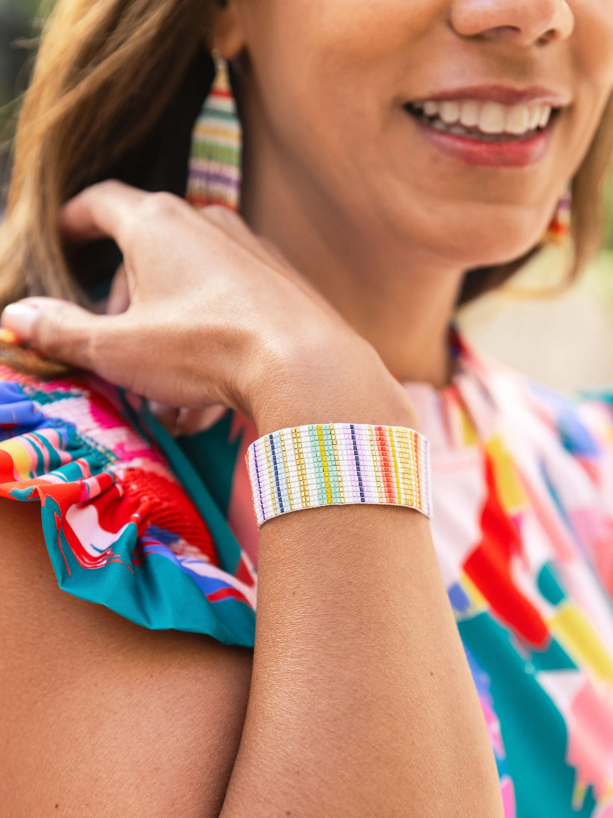 Kenzie Beaded Stretch Bracelet