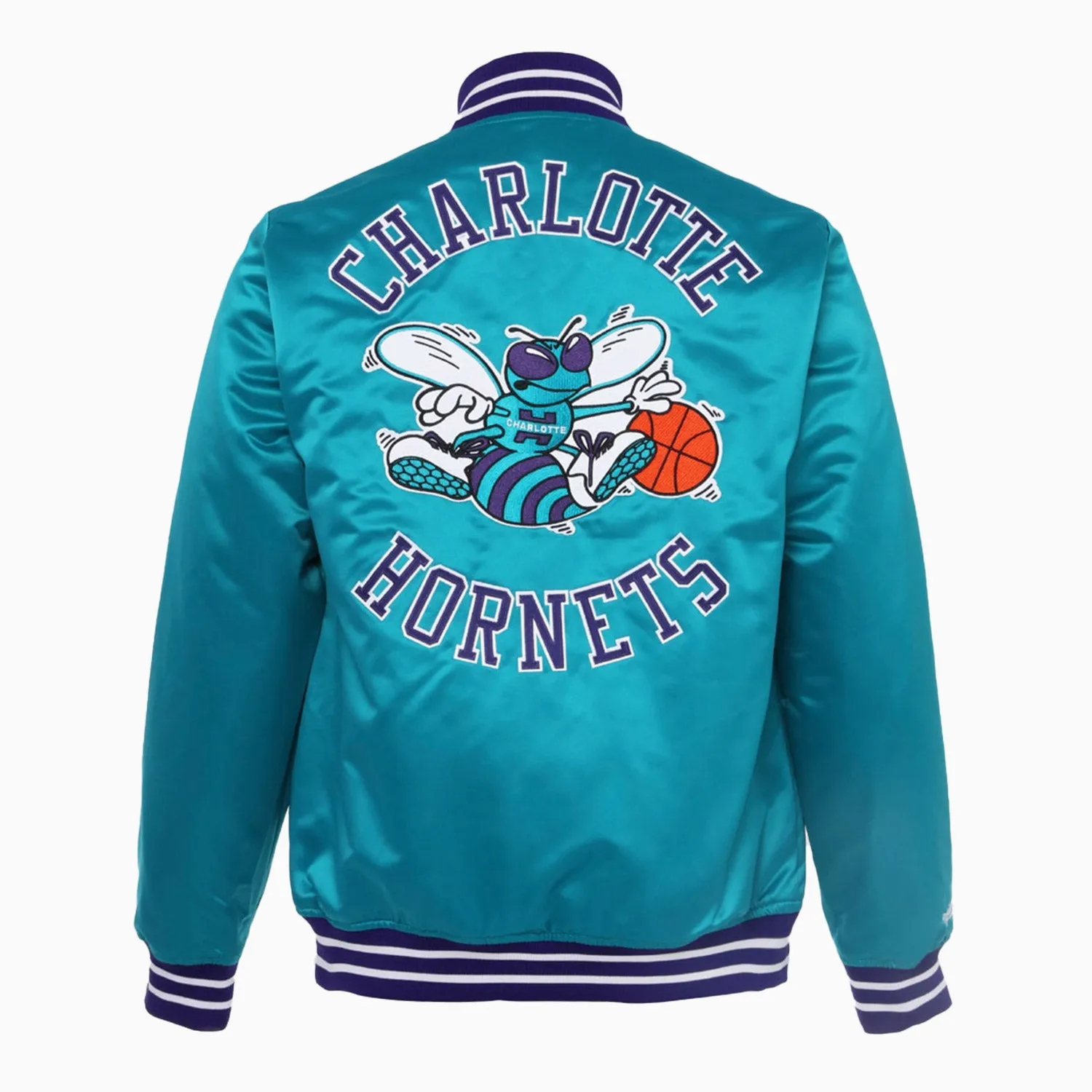 Kid's Charlotte Hornets Heavyweight NBA Satin Jacket