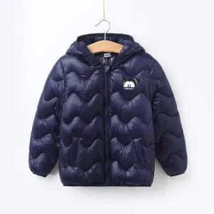 Kids Mickey Down Coats Boys Girls Winter Parkas