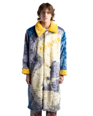 KidSuper Improve Furry Long Coat Multi