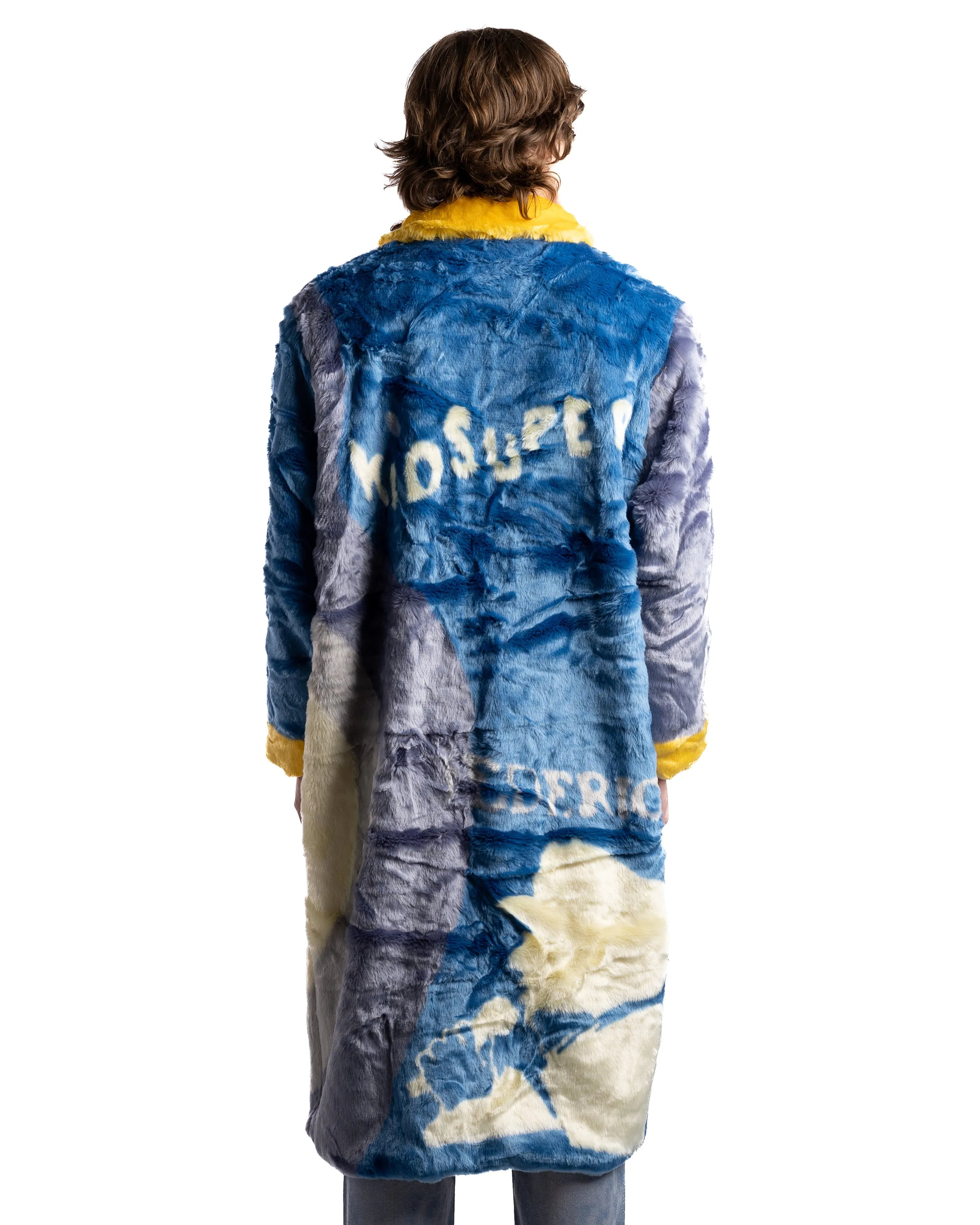 KidSuper Improve Furry Long Coat Multi