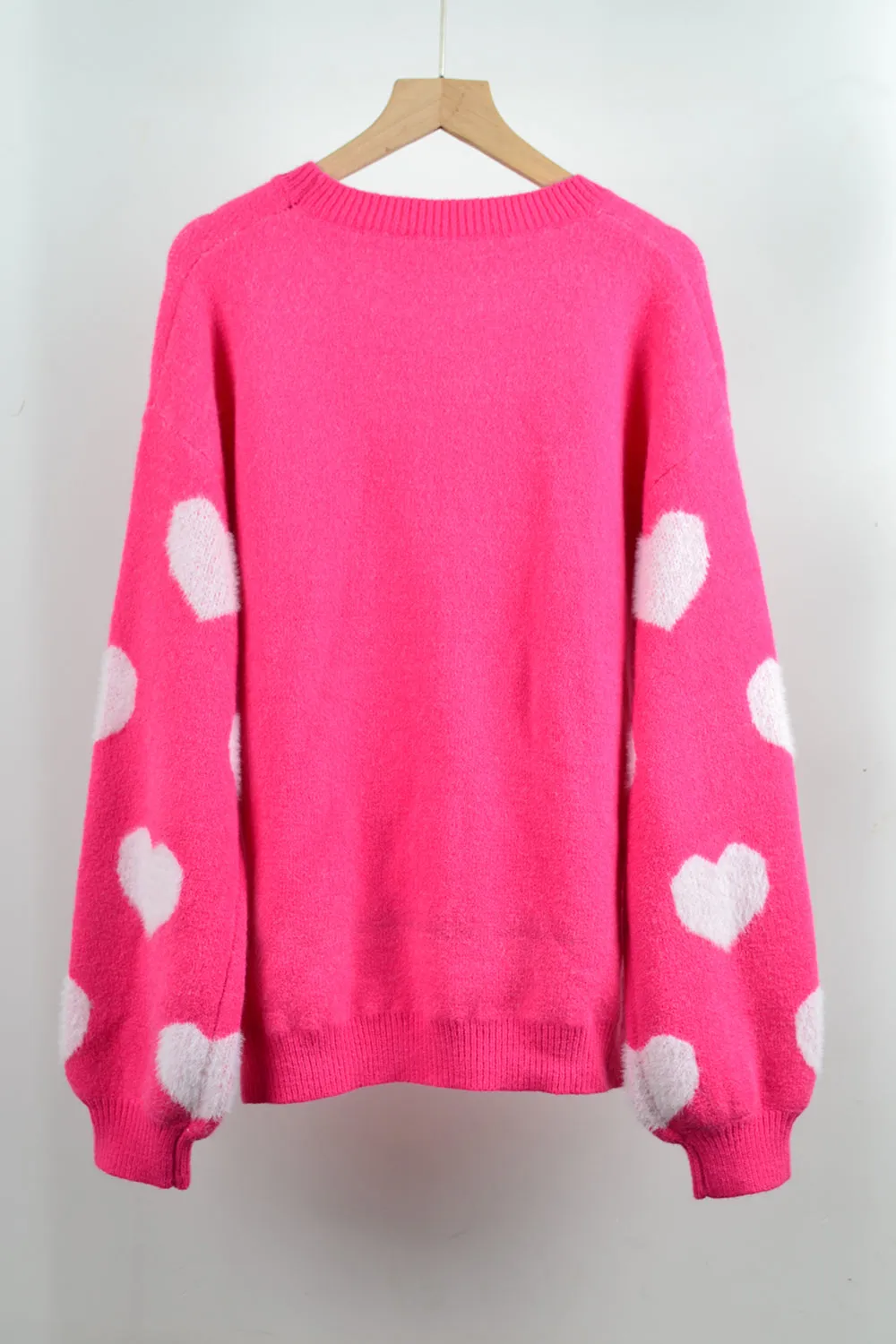 Like a Sweetheart Women's holiday Christmas Crew Neck Sweater | Colorblock Sweater | Sweater Top