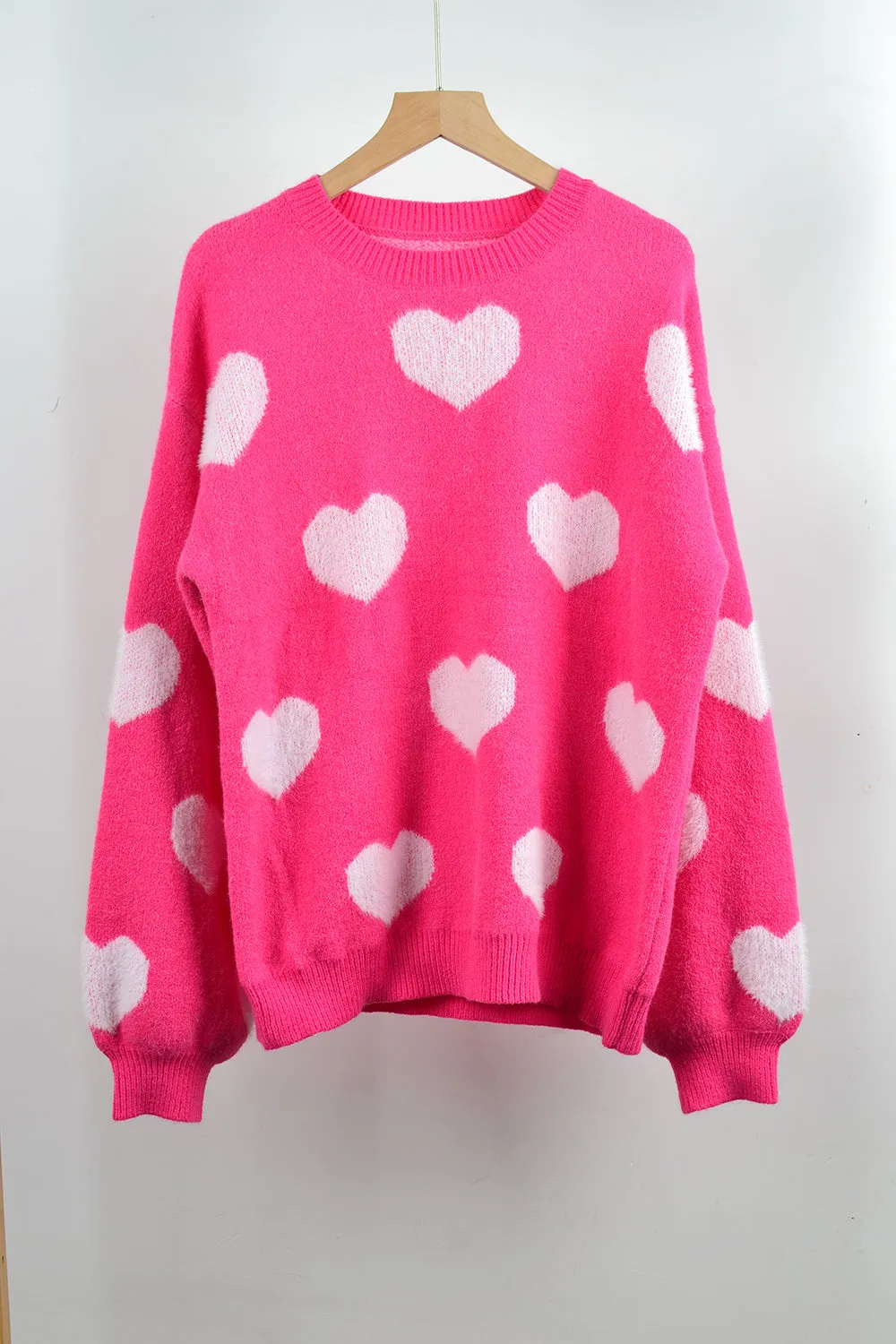 Like a Sweetheart Women's holiday Christmas Crew Neck Sweater | Colorblock Sweater | Sweater Top