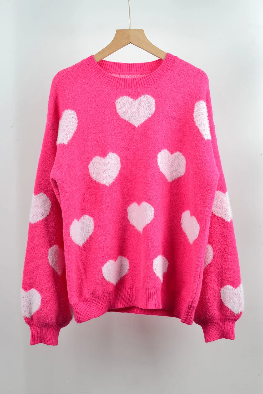 Like a Sweetheart Women's holiday Christmas Crew Neck Sweater | Colorblock Sweater | Sweater Top