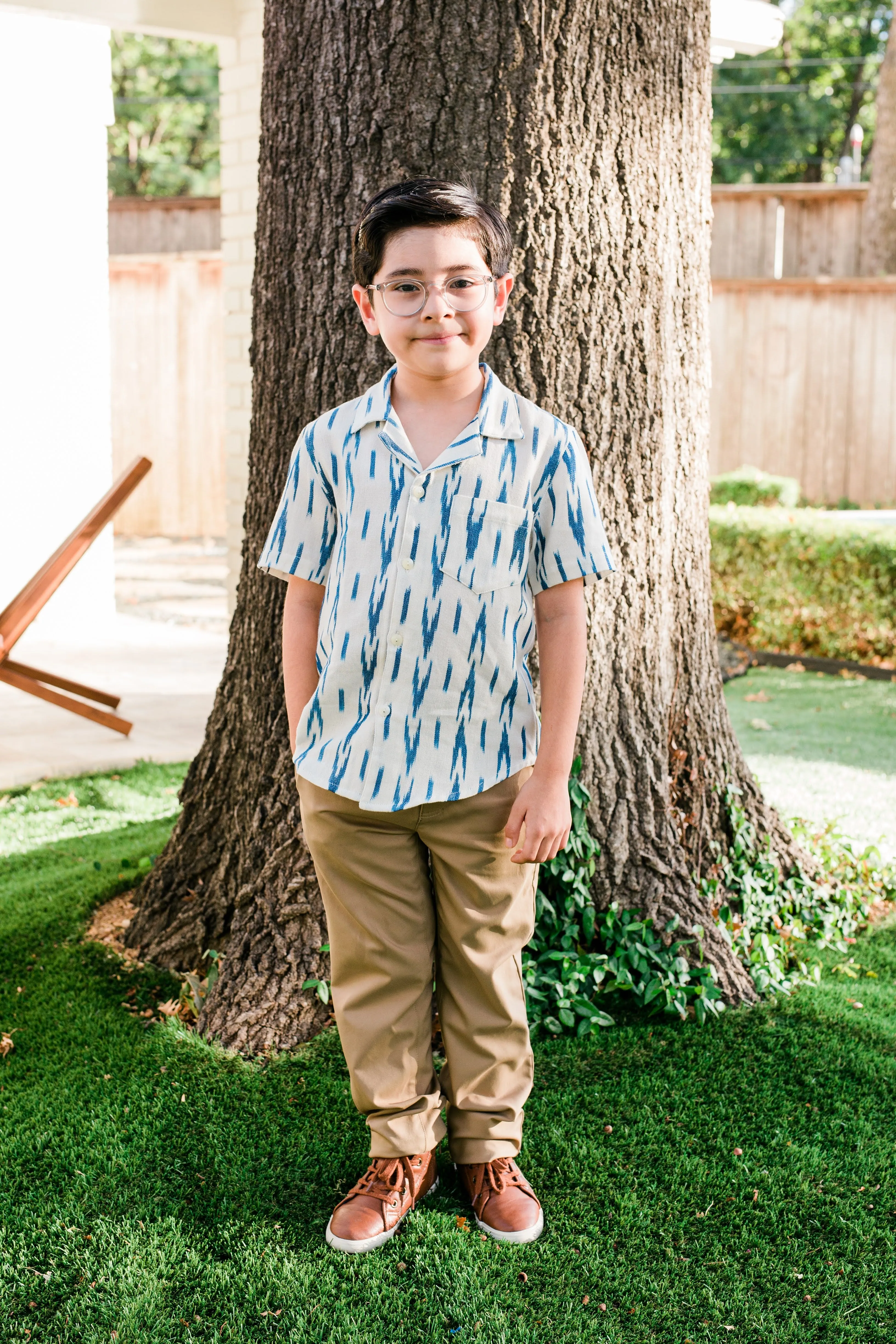Luca Button Down in Ivory