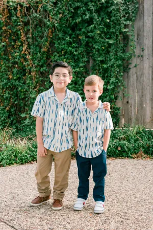 Luca Button Down in Ivory