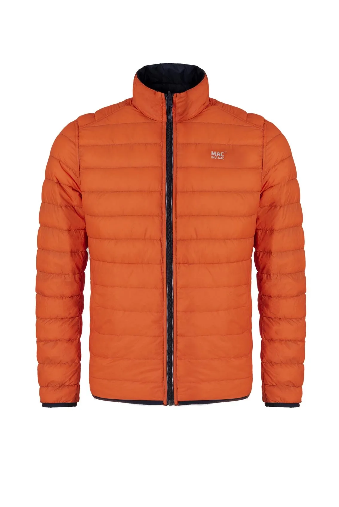 Mac in a Sac Polar Mens Reversible Down Jacket - Flame Navy