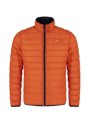 Mac in a Sac Polar Mens Reversible Down Jacket - Flame Navy