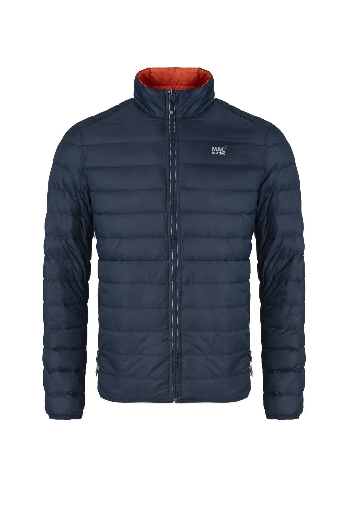 Mac in a Sac Polar Mens Reversible Down Jacket - Flame Navy