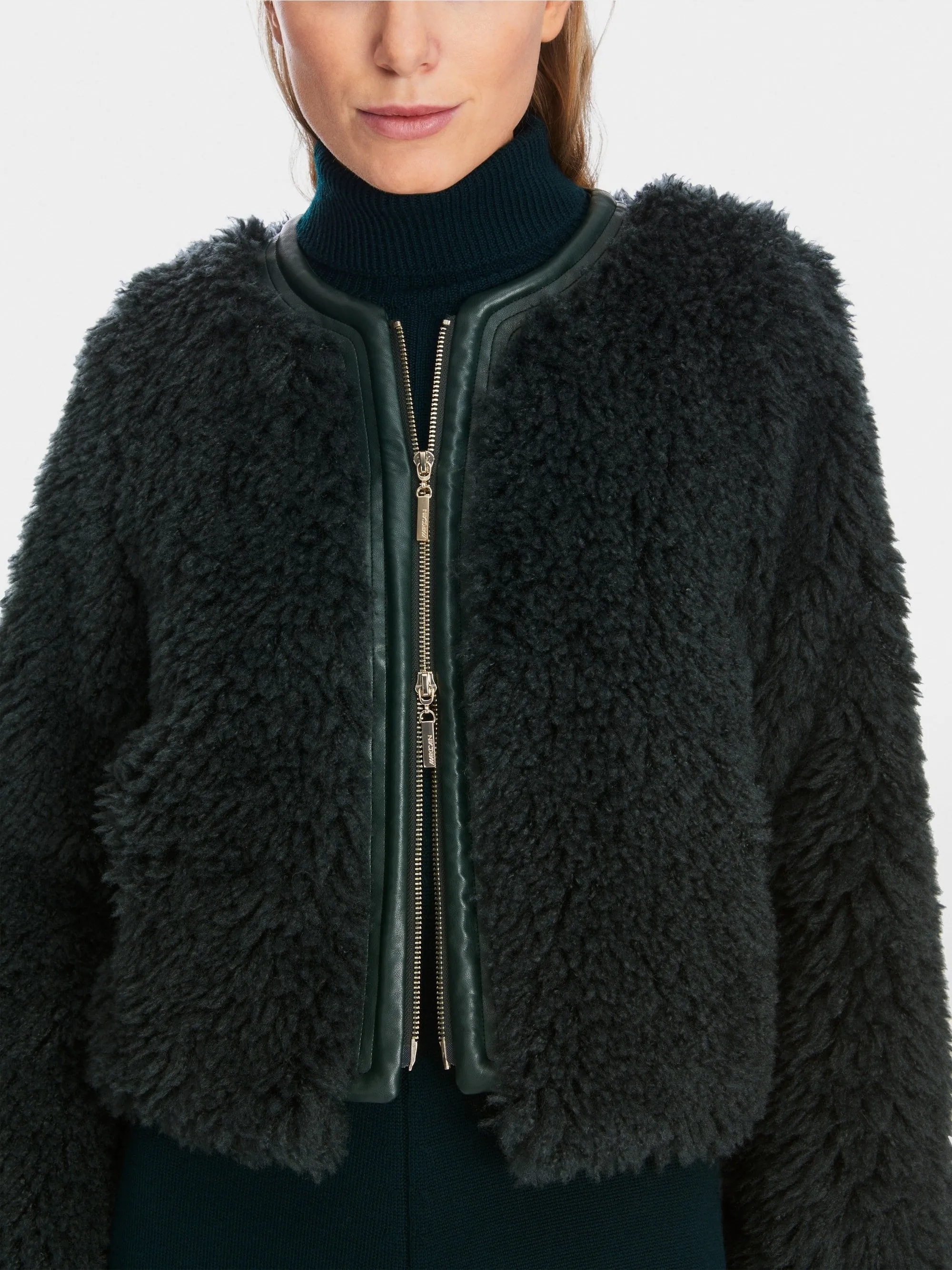 Marc Cain Outdoor Jacket in Conifer