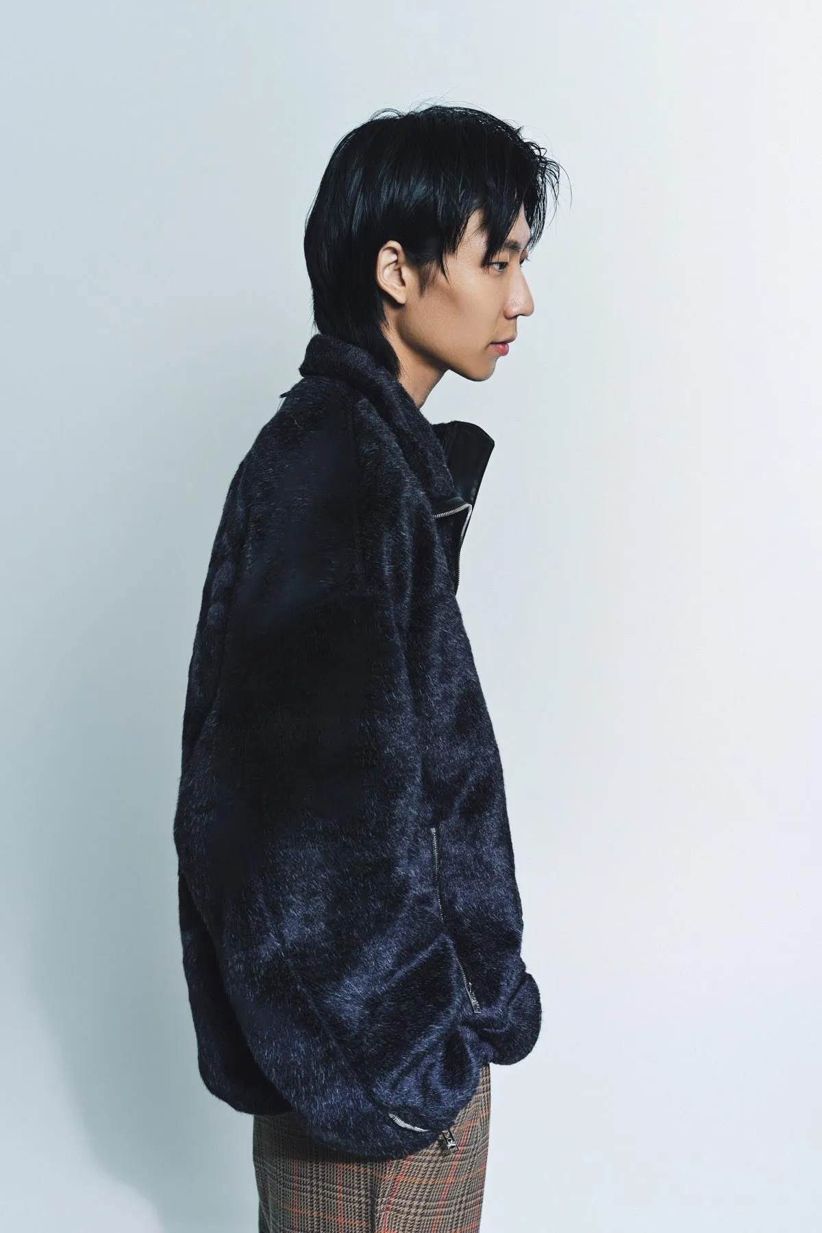 MASTERMIND | FAUX RABBIT FUR JACKET
