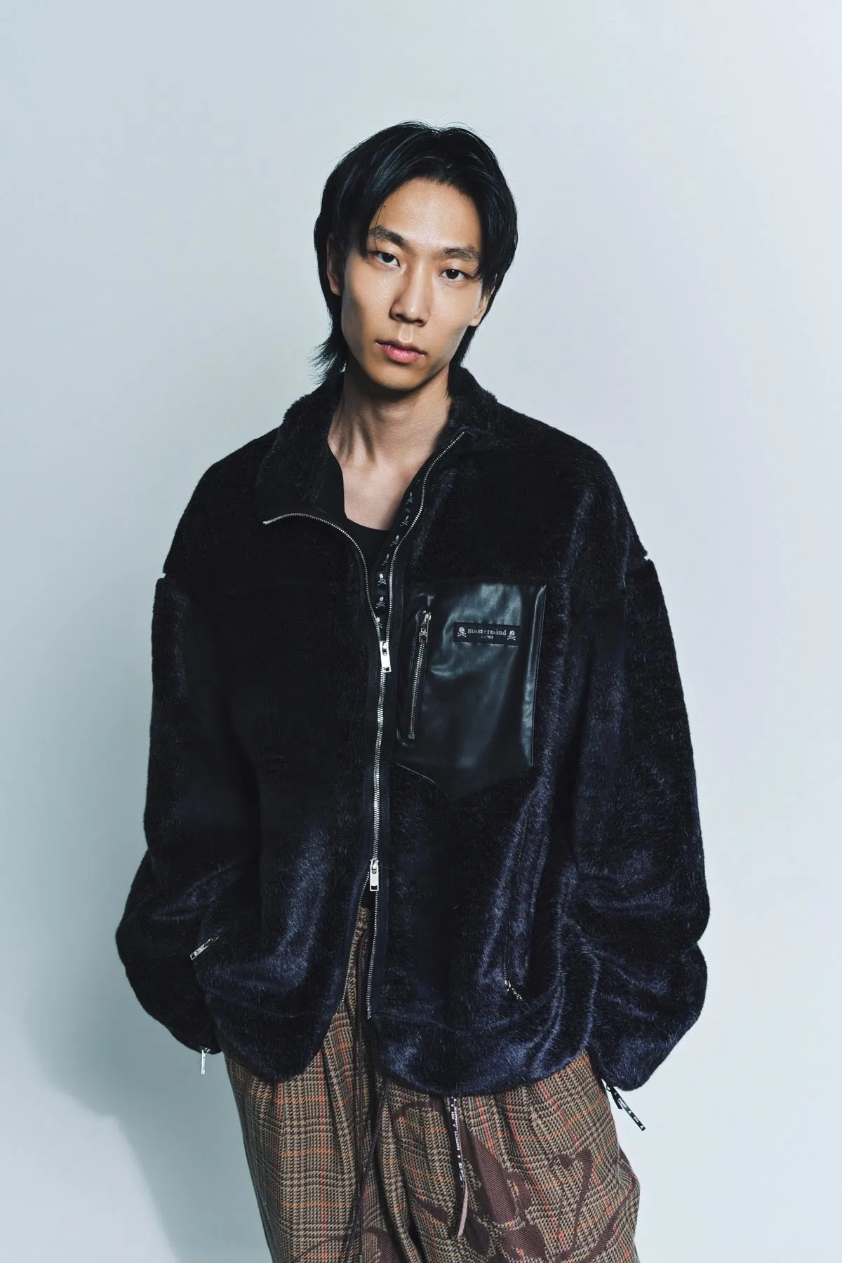 MASTERMIND | FAUX RABBIT FUR JACKET