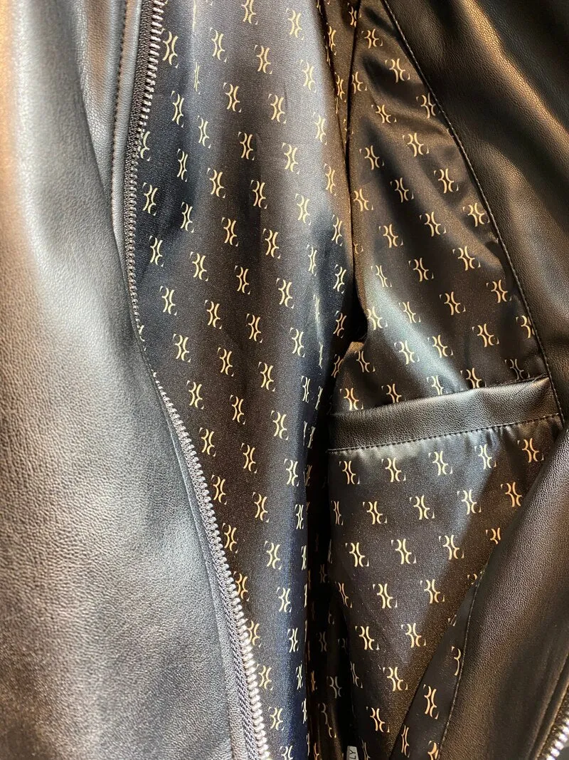 men casual embroidery zipper M-XXXL  Coat