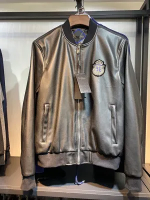 men casual embroidery zipper M-XXXL  Coat