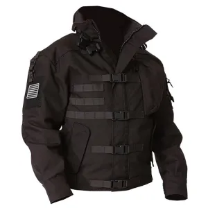 Men Outdoor Multi-pocket Wear-resistant Bomber Jackets
