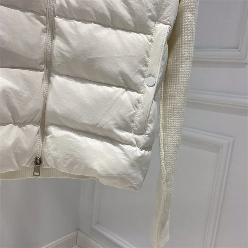 Men Stand Up Collar Down Jackets